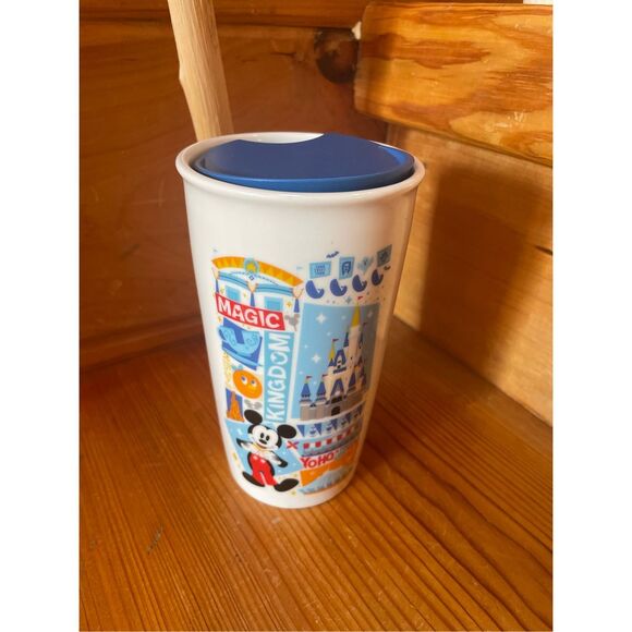 Ceramic Magic Kingdom Starbucks Tumbler - Picture 1 of 5